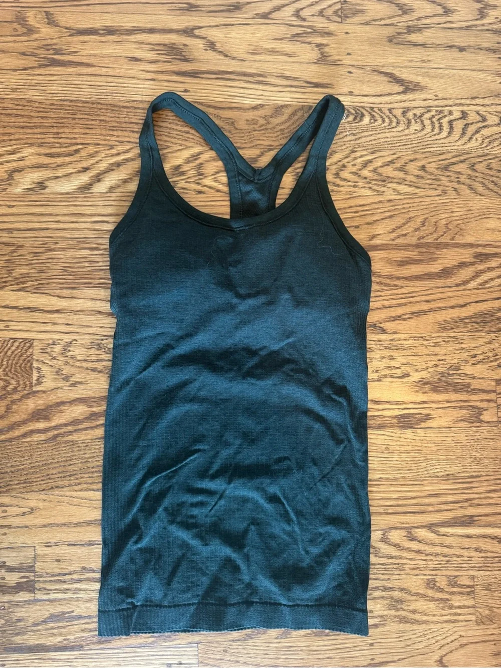 Women's ribbed hunter green lulu lemon Racerback Tank Top